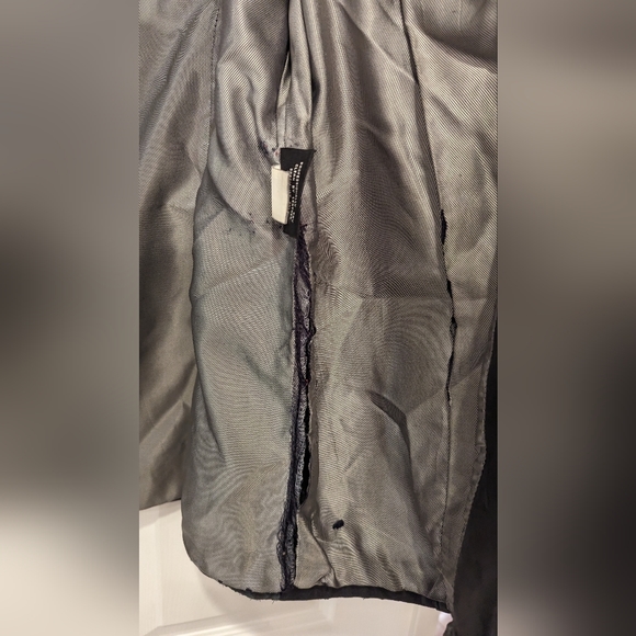 Gallery black men's buttery soft genuine leather full zip jacket coat size M - Picture 8 of 13